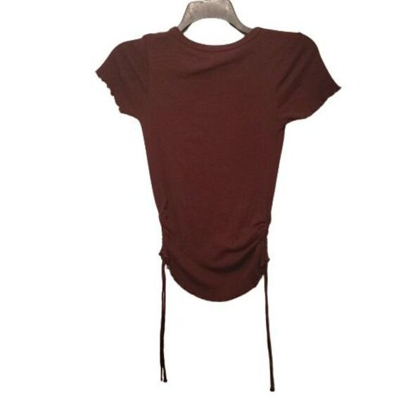 Whit Nip Womens Burgundy Whitney Houston Short Sleeve Pullover T-Shirt Size S - Picture 6 of 6